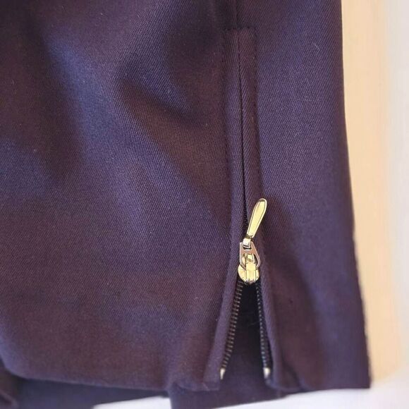 Bette and Court Womens Polyester Zip Closure Golf Capris Pants Black Size 6 - Picture 9 of 14